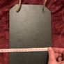 natural slate hanging notice chalkboard Image 4
