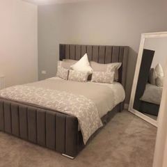 Indiana Wingback Frame Beds All Sizes Available