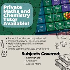 Online 1 to 1 LC Chemistry and Applied Maths Grinds