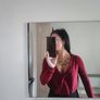 Boohoo burgundy top -  bodysuit Image 3