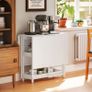 Four-Person Drop Leaf Table - White Image 4