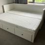 Hemnes White bed +2 mattresses Image 2