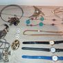 Collection Of Costume Jewellery  Inc Rings Watches Necklace Bracelets Etc Good Condition Image 7