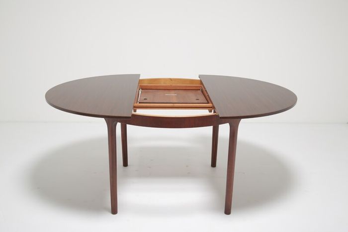 Vintage Rosewood Dining Table & 6 Dining Chairs Set by Tom Robertson for McIntosh, 1960s