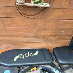 exercise equipment bike and bench