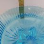 Vintage Blue Glass Bowl Image 8