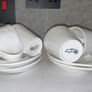 4 Symphony Contempo Espresso Cup and Saucer Set White Image 8