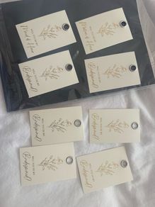 wedding tags