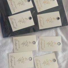 wedding tags