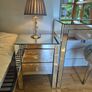 Mirrored Bedside lockers x 2 Image 6