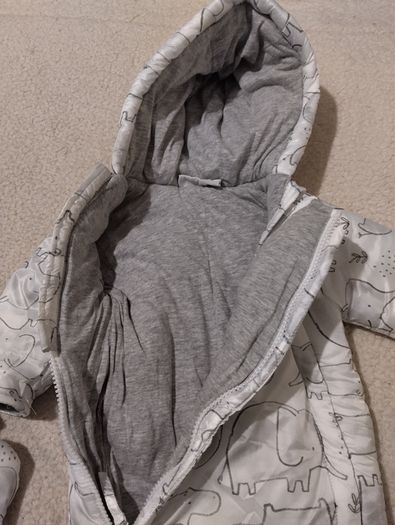 Rock A Bye Baby Boutique Waterproof Warm Pram Suit, Snow Suit with mittens