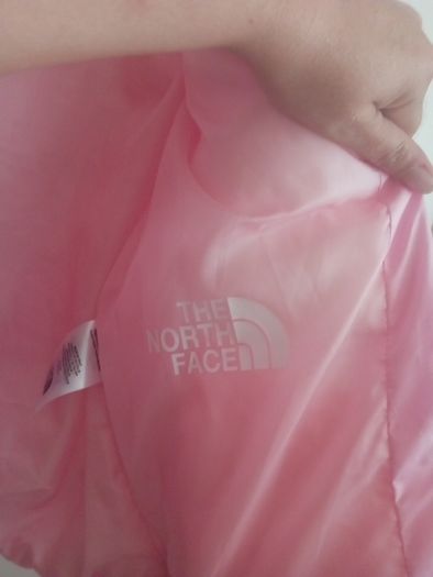 fake pink North face jacket