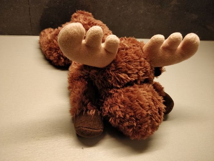 Brown Moose Plush Toy