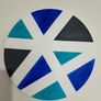Blue abstract painting Image 3