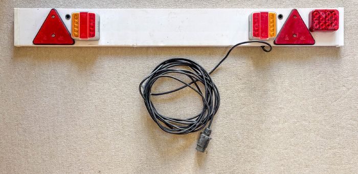 Jiahui Trailer Lighting Board LED Trailer Plate 4' Wide / 8m Cable C/W Rear Fog Light