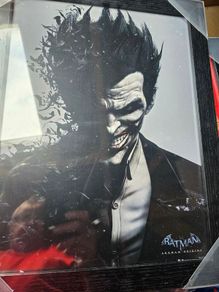2 black frames with posters brand new
