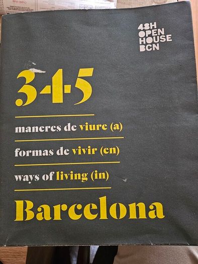 48h Open House Bcn. 34-5. Way Of Living Catalogue.  Large Volume Paperback In Good Condition.  See Photos For Same.