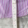Ralph Lauren - Womens - Size 10 - Purple Stripe Long Sleeve Cotton Shirt Image 6