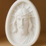 Sacred Face Oval Relief Image 3