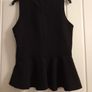 Black zara top, practically new. Xs, 6/8 Image 2