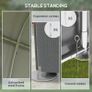 Large 179x120 Temporary Garden Shed with Accessories for Outdoor Garden Dark Grey Image 5