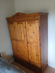 Pine bedroom furniture price reduced