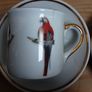 3 x bird's coffee cups and saucers Image 3