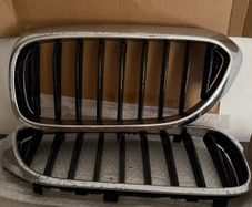Bmw 5 - series G30/31 2017 - 2020 Rh Grille, With Chrome Frame, With Black Vanes, For M - sport Models