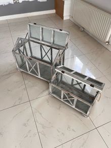 glass house lanterns
