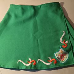 Childrens Green Irish Dance Skirt