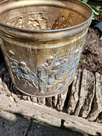 Antique Brass Bucket