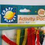 BNIP - A Pack of Multicolour Craft Pipe Cleaners - Great as a Christmas Stocking Filler - E Image 2