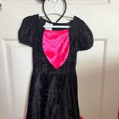 Cat costume dress with tail and hairband