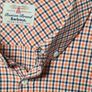 mens BARBOUR check shirt orange white Size XXL Image 5