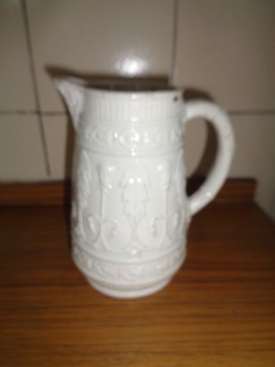 Vintage White Ceramic Jug for Sale