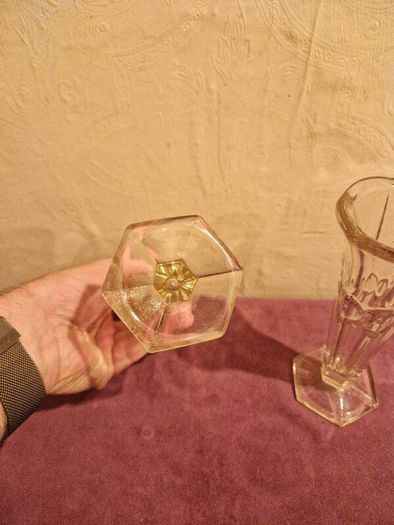 Matching pair of 1930's Rudolf Schroetter vases from the "Lord" collection