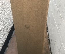 Tongue and groove floor boards.