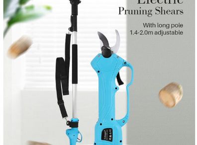BRAND NEW Electric Pruning Shears 16.8V With 2 battery Optional Extension Rod Power Tools Cordless Electric Scissors