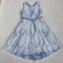 Beautiful Monsoon Blue Lace Party Dress, Age 12-13 Image 6