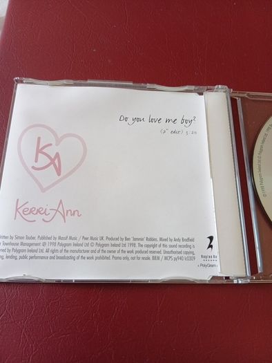Do you love me boy cd single Promo kerri ann