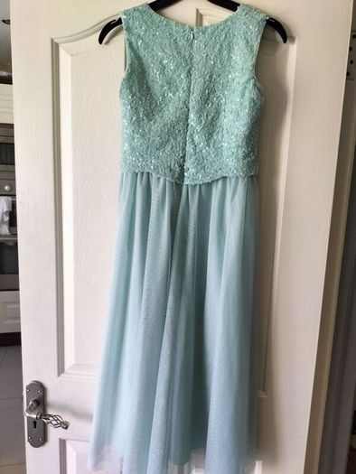Beautiful Monsoon mint green sequin dress age 11