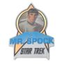 Star Trek Kirk and Spock Porcelain Trading Cards with Stands 1991 Hamilton Gifts Image 9