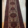 XL Vintage 440cm X 90cm  Persian Heriz Hand Knotted Runner Carpet Image 2