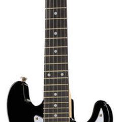 NEW Harley Benton mini strat black & gigbag