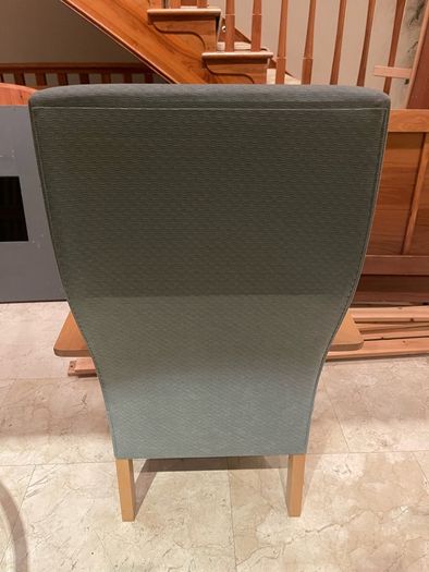 Beautiful Light Green Fabric Armchair - Can Deliver