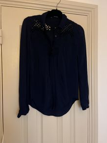 Kooples navy blouse