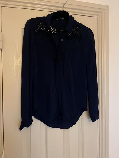 Kooples navy blouse