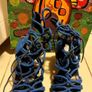 Price drop MISO Blue Rope-Lace Heeled Sandals Size UK 7 / EU 40 Image 2