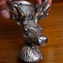 2 Stag design tealight holders and 1 candle snuffer by Kenneth Turner, London. Image 3