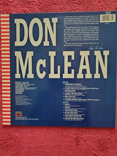 Don McLean Vinyl Records